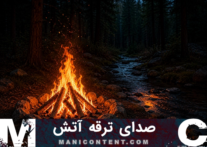 صدای ترقه سوختن چوب طبیعت Fire Crackers