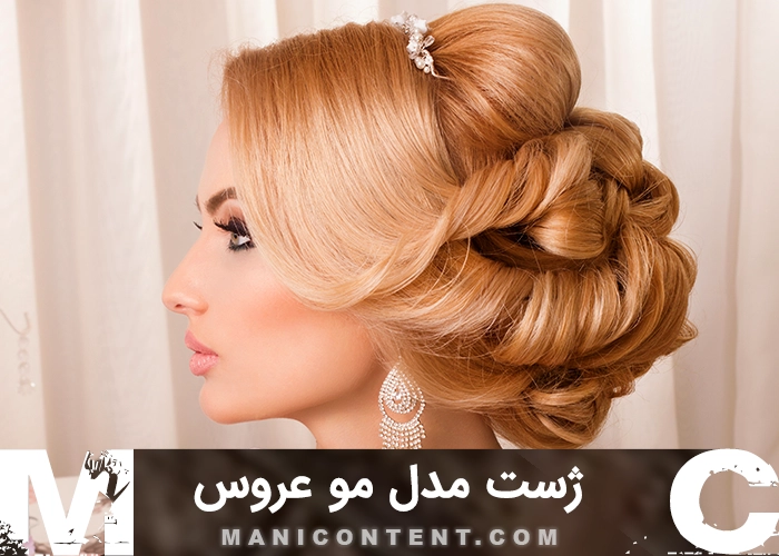 عکس ژست مدل مو آلبوم آتلیه عروس Hairstyle poses bridal studio album