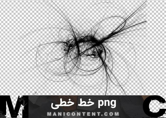 png خط خطی انتزاعی Abstract line