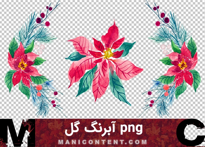 آبرنگ گلبرگ Watercolor petal png